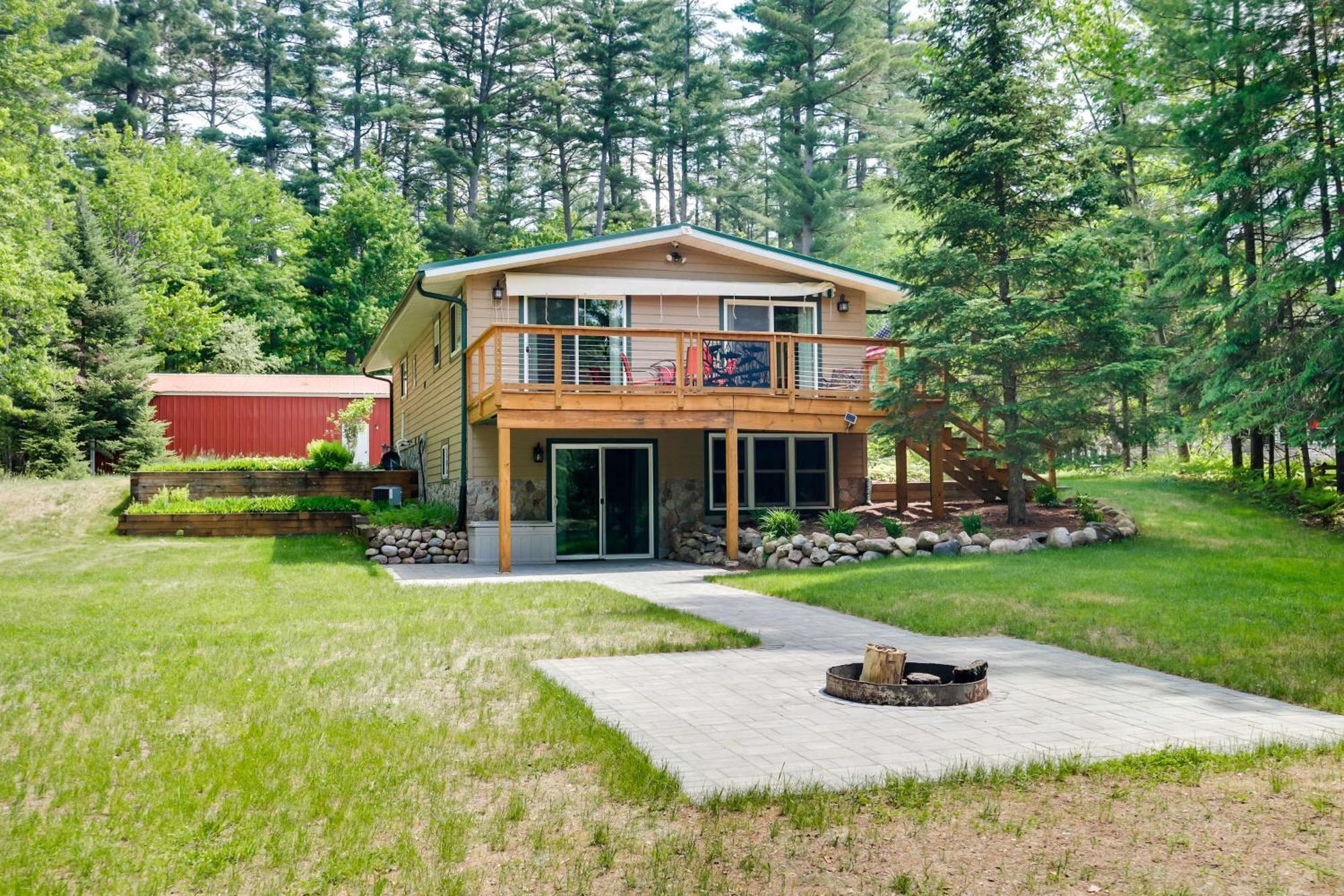 Waterfront Eagle River Home With Dock And Fire Pit! Kültér fotó